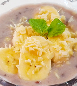 小豆とバナナのチェー