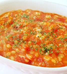 もち麦のトマトリゾット