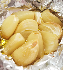 にんにくのホイル焼き