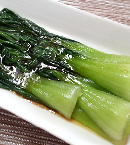 ゆで青梗菜