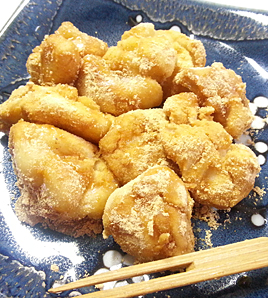 お麩のわらびもち