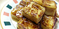 高野豆腐でフレンチトースト