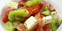 キウイのサラダ