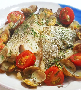 鱈とあさりんほアクアパッツァ