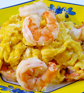 えびと卵炒め