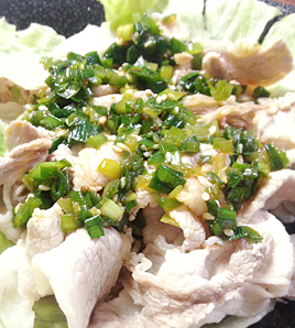 チキンのヨーグルトがけ